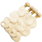 Bundle Platinum Honey Blonde Body Wave Cheveux Péruviens