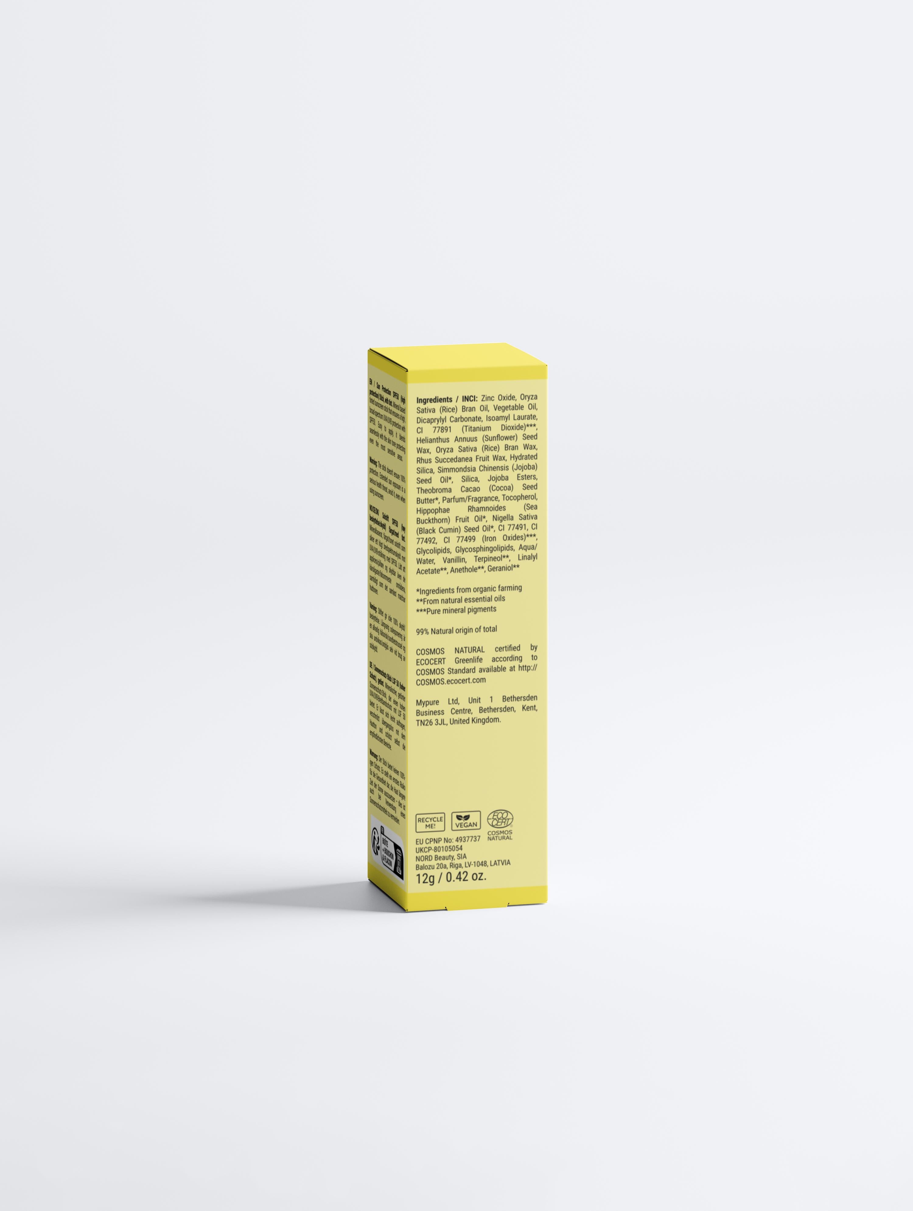 Stick de protection solaire SPF 50, teinté Poids 12 g / 0,42 oz
