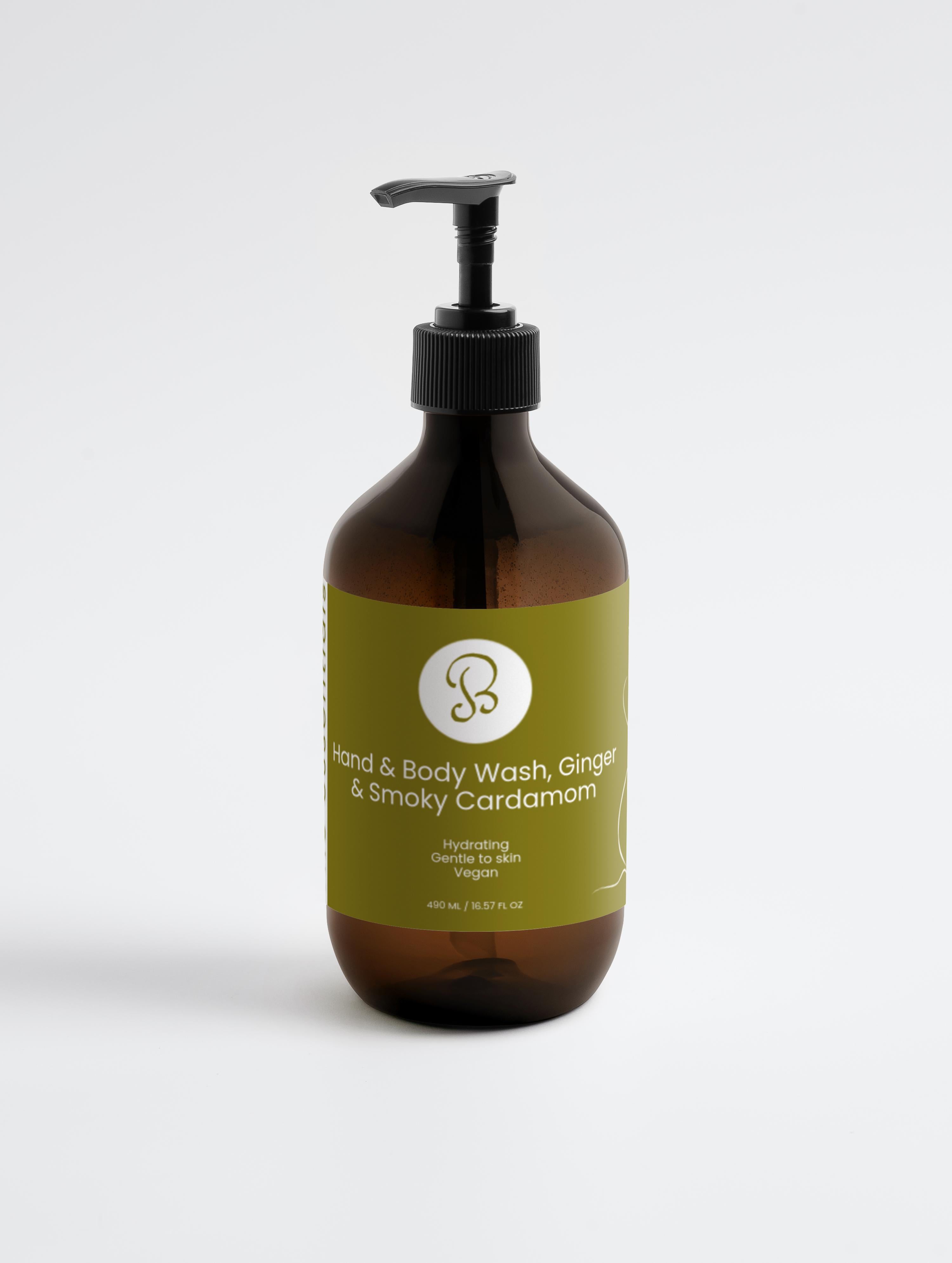 Hand & Body Wash, Ginger & Smoky Cardamom