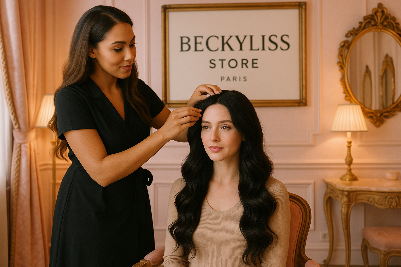 mettre le logo de beckyliss store paris 