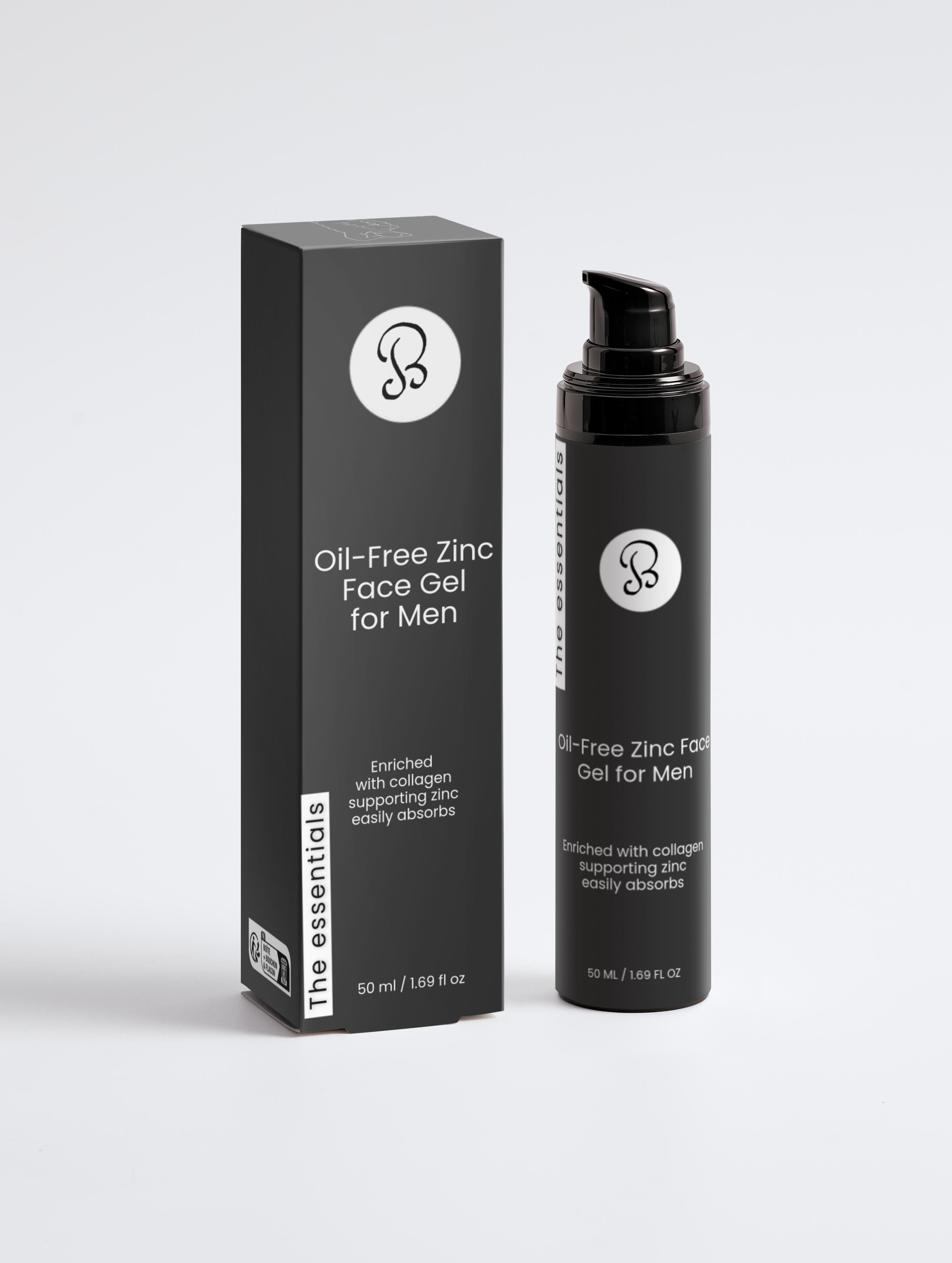 Oil-Free Zinc Face Gel for Men