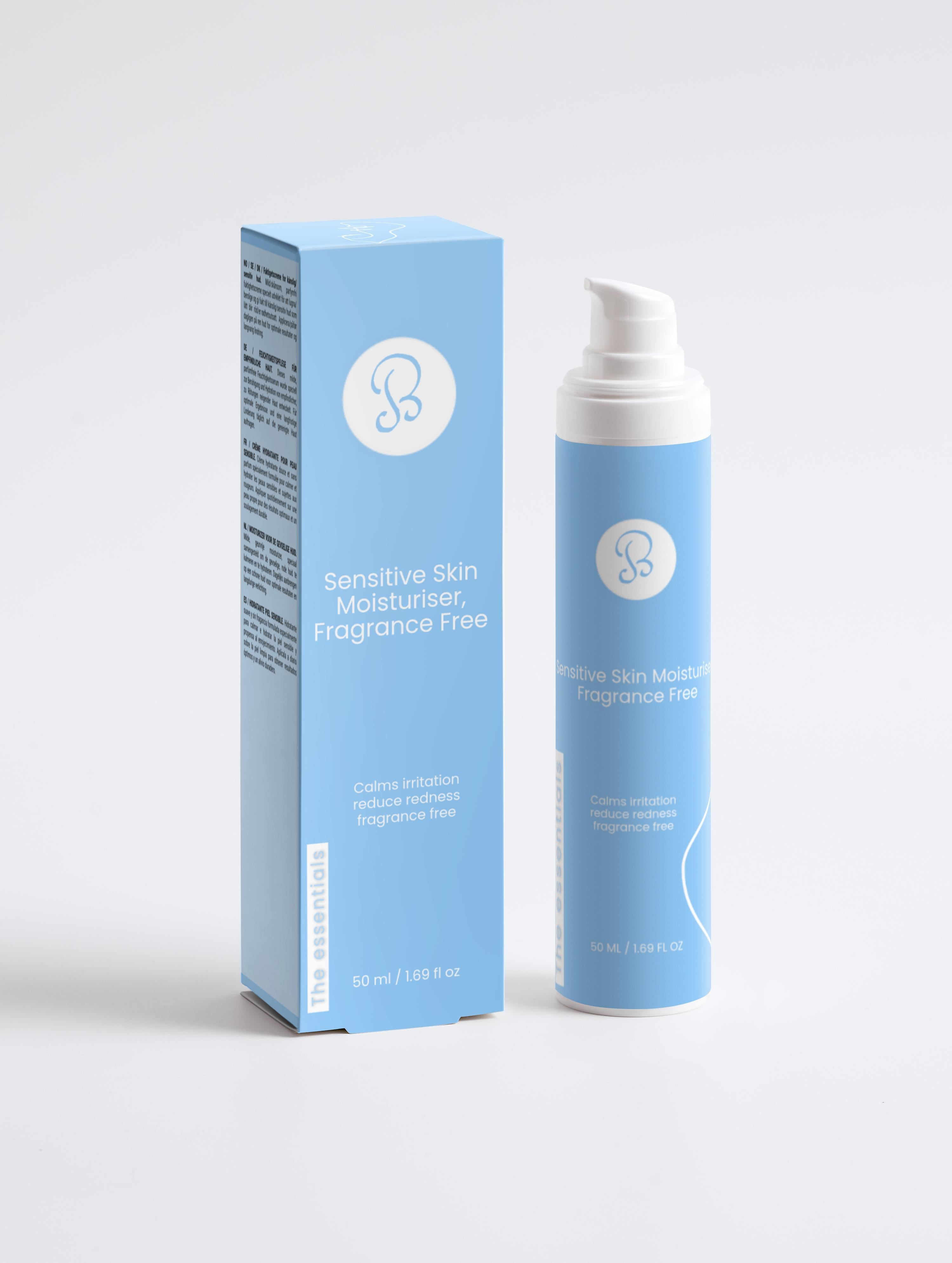 Sensitive Skin Moisturiser, Fragrance Free